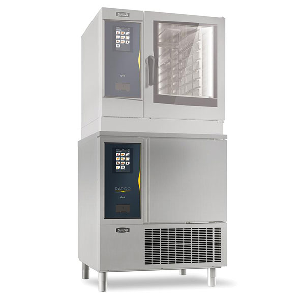 ABBATTITORE/CONGELATORE RAPIDO CHILLER 30/30 KG 6 GN 1/1 PER COLONNA